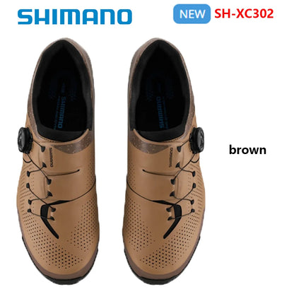 Shimano SH-XC300 Mountain Bike Cycling Shoes - XC3 XC300 XC302 Self-Locking Shoes with Fiberglass Sole