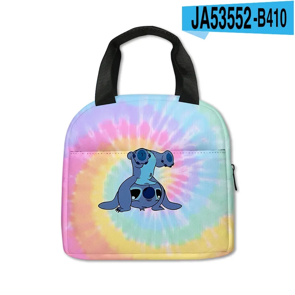 MINISO Stitch Children's Lunch Bag – Cartoon School Lunch Box Mochila, Perfect Gift for Kids