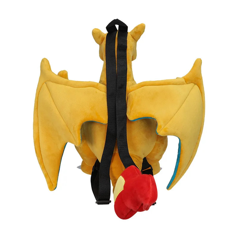 Charizard Plush Backpack — High-Quality Anime Stuffed Schoolbag for Kids, Cosplay & Christmas Gift