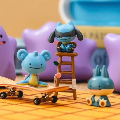 Funism Pokémon Palmsize Wonders Ditto Blind Box - Mini Anime Figure, Desktop Decoration and Collectible Gift