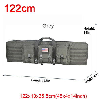 LQARMY Tactical Double Rifle Case – Molle Backpack Gun Holster for Hunting, Sniper & Airsoft (32/38/42/48 inch)