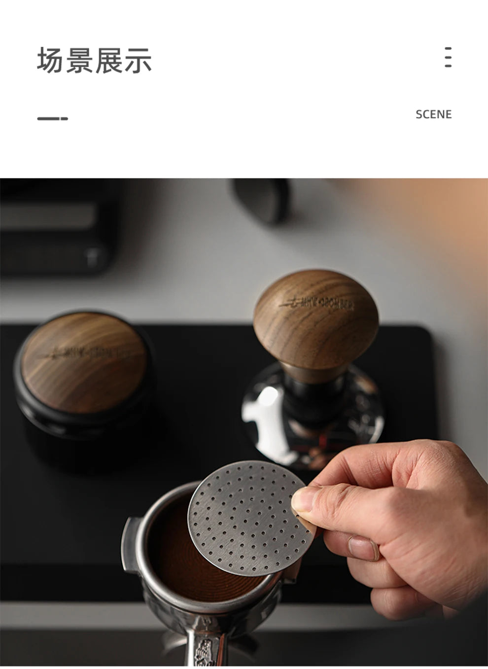 Reusable Coffee Filter Screen – 51/53/58mm Heat Resistant Mesh for Portafilter, Barista Espresso Puck Screen
