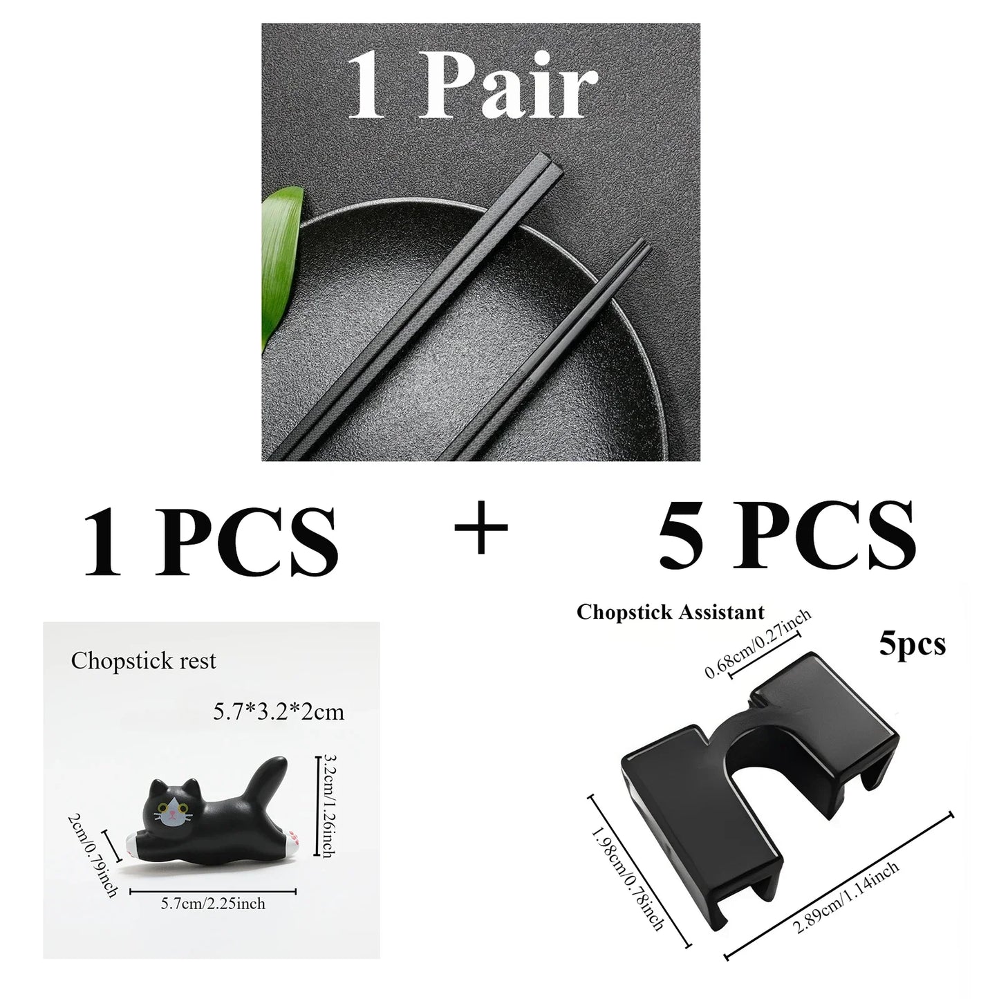 Reusable Black Alloy Chinese Chopsticks – Food Grade, Safe Bamboo, High-Temperature Sterilizable Sushi Sticks