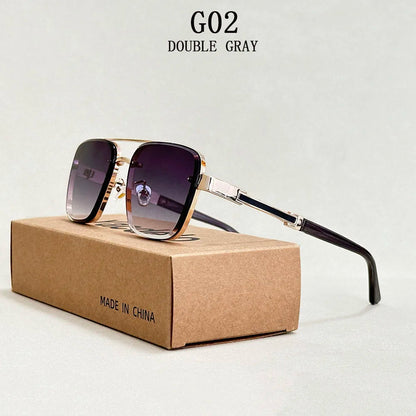 Luxury Square Sunglasses — Vintage Unisex Fashion Shades with UV Protection for Men & Women