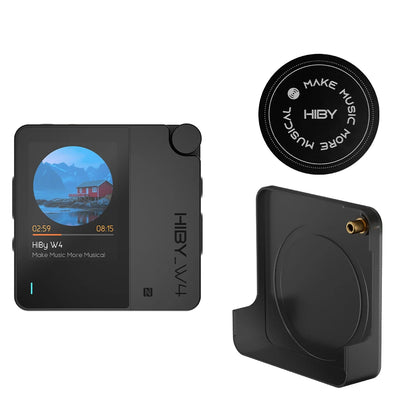 HiBy W4 Wireless HiFi Headphone Amplifier & USB DAC — Bluetooth 5.4, 3.5mm/4.4mm, DSD512, LDAC, CarPlay Compatible
