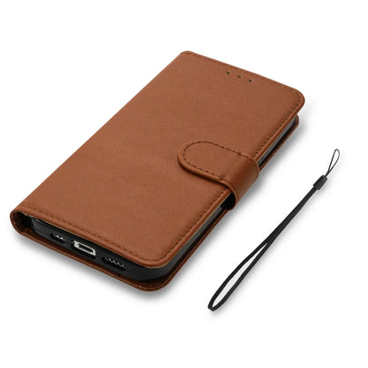 Leather Flip Wallet Case - Protective Cover for Xiaomi Redmi Note 7–13 & Redmi 9A/9C/10/10A/10C Models
