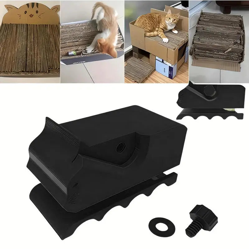 Cardboard Cutting Machine - Handheld DIY Cutter for Cat Scratchers, Crafts & Paper