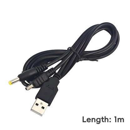 DATA FROG 2-in-1 USB Charger & Data Cable – For PSP 1000, 2000, 3000 Game Console Accessory