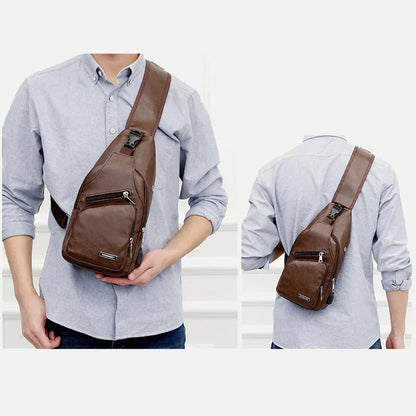 Waterproof Summer Crossbody Chest Bag for Couples – Unisex Small & Breathable Backpack