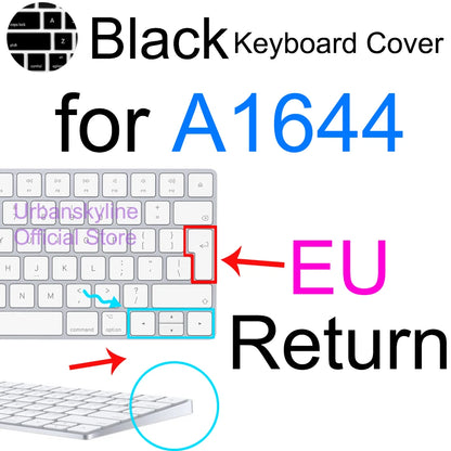 iMac Magic Keyboard Cover - Silicone Protective Skin for Apple A2449, A2450, A2520, A1644, A1843, A1314 & A1243