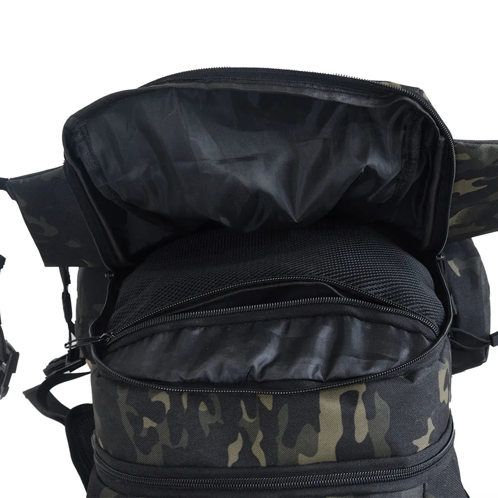 45L Waterproof Tactical Backpack – Outdoor Fishing, Hunting, Hiking & Camping Rucksack