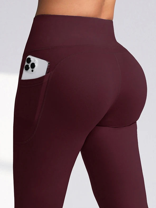 CHRLEISURE 2.0 Gym Leggings for Women – High-Waisted Fitness Activewear with Pockets for Running & Outdoors