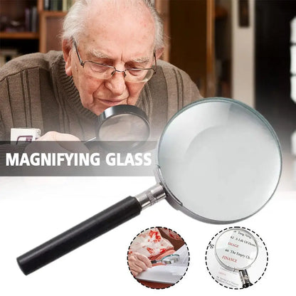 10X Professional Magnifying Glass Loupe – Jewelry, Coins & Stamp Reading Magnifier for Seniors, Kids & Detail Inspection
