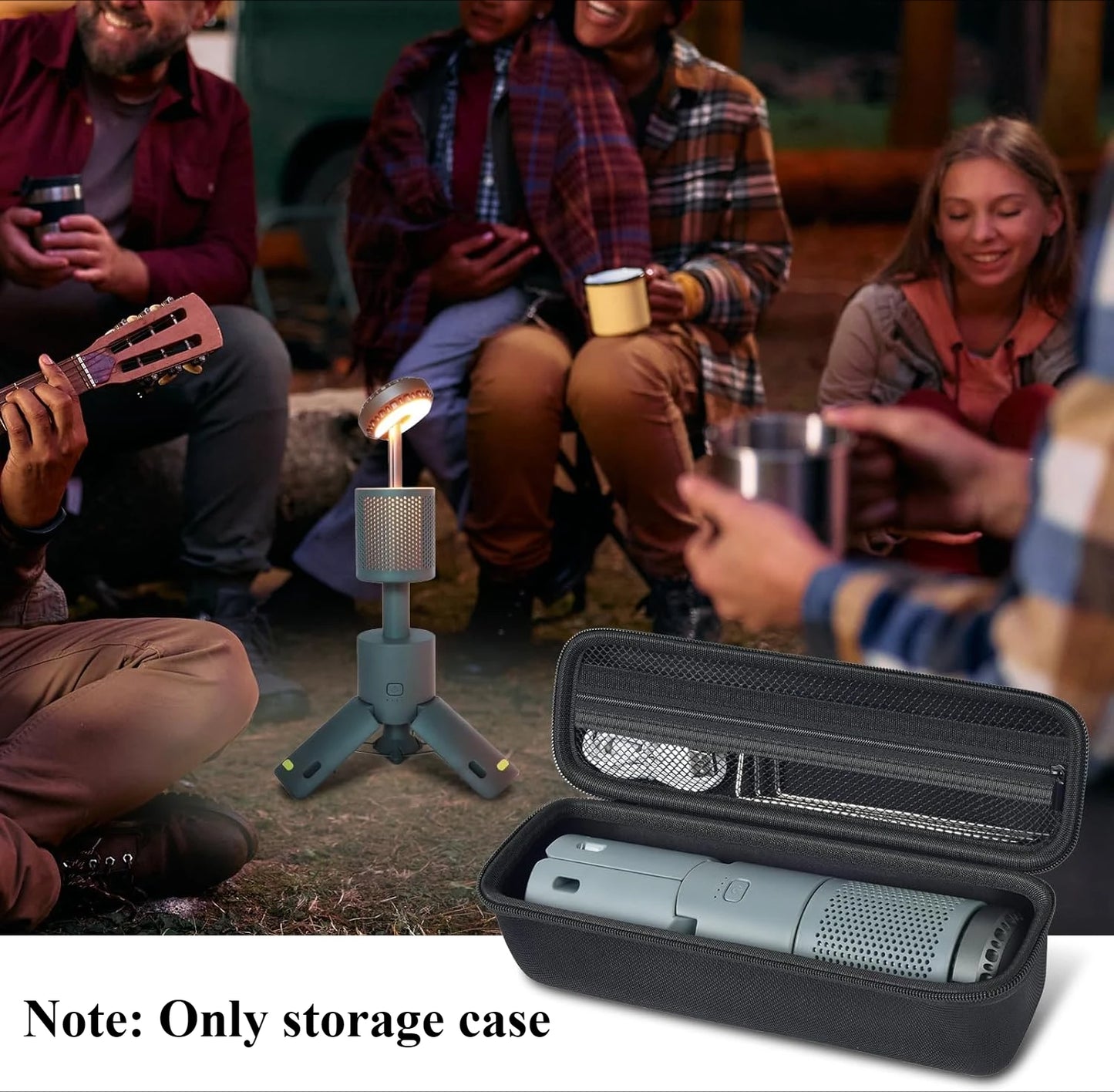 Protective Carry Case Only – Compatible with BYSOU / AsFrost / SupeDesk / Outask Camping Telescopic & Collapsible Night Light