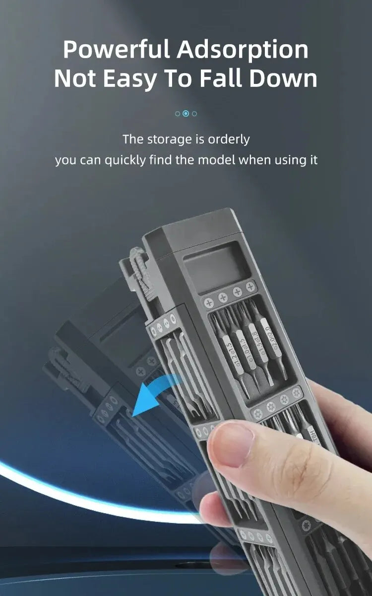 71-in-1 Precision Screwdriver Set – Double Magnetic Torx & Hex Bits, Mini Multifunctional Repair Tool Kit        4o