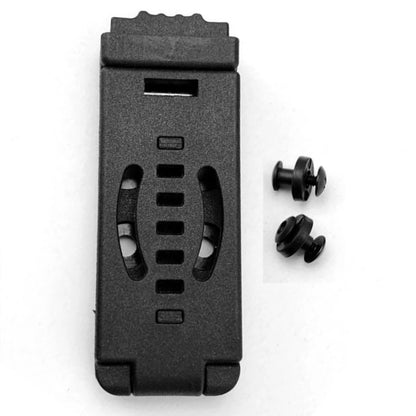 KYDEX Scabbard Waist Clip Knife Sheath - Utility EDC Holster with Belt Buckle for Camping & Mag Pouches