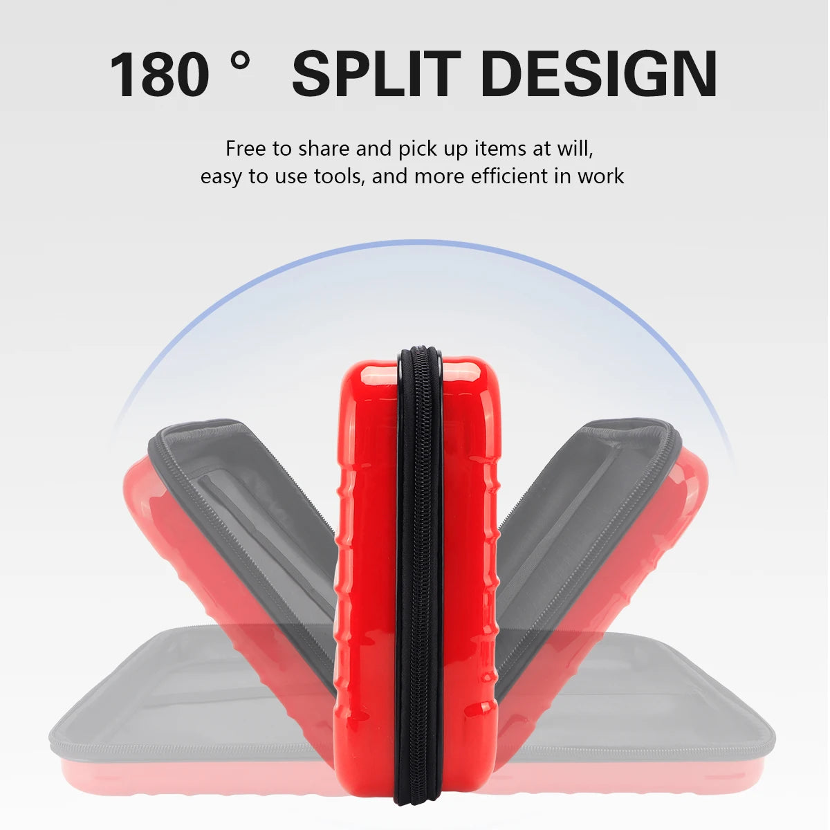 Portable Hair Scissors Case – Waterproof, Shockproof Barber & Beauty Tool Box for Trimmers, Styling & Makeup