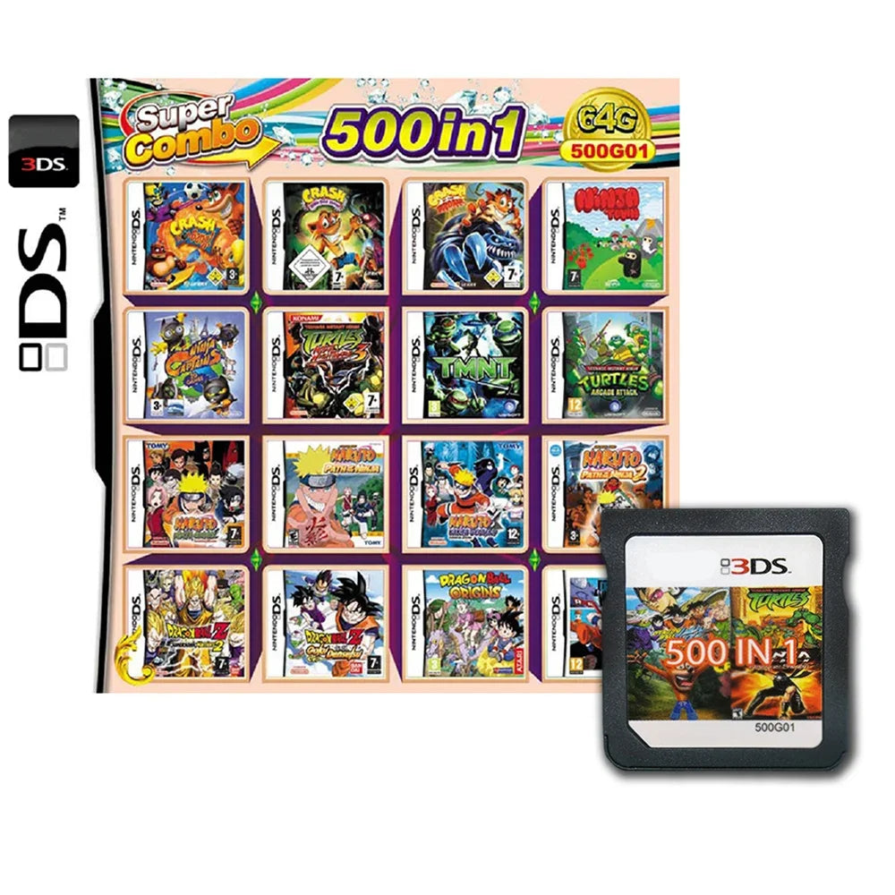 4300-in-1 Multi Game Cartridge — DS/NDS/3DS/NDSL Handheld R4 Video Game Card