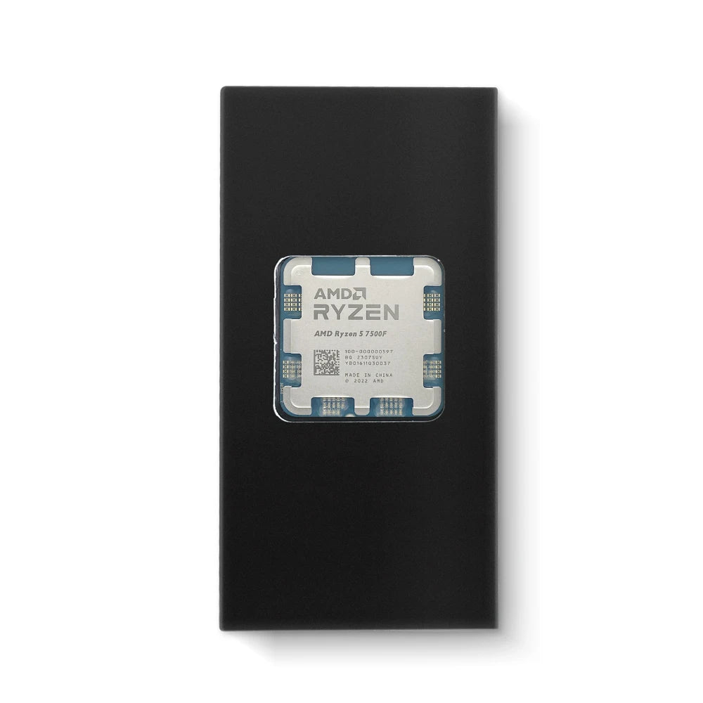 AMD Ryzen 5 7500F CPU - 6-Core, 12-Thread, 3.7GHz, 32MB L3 Cache, 5NM, Socket AM5 (Tray, No Cooler)