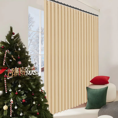 Extra Large Blackout Waterproof Curtain – Thermal Insulated Sliding Door & Shower Drapes for Living Room & Bedroom