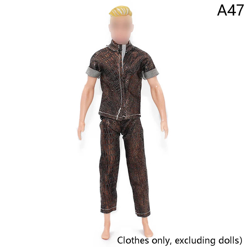 30cm Doll Clothing Set — Men’s Multi-Style Sports Outfit for Boyfriend Dolls