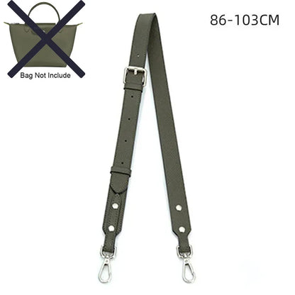 Leather Shoulder Strap for Longchamp Terra Bag - No-Punch Replacement Handle Strap Accessory