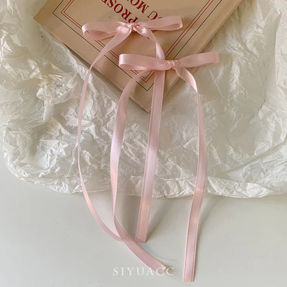 Bow Ribbon Hair Clips - Sweet Fashion Hair Accessories for Women & Girls
