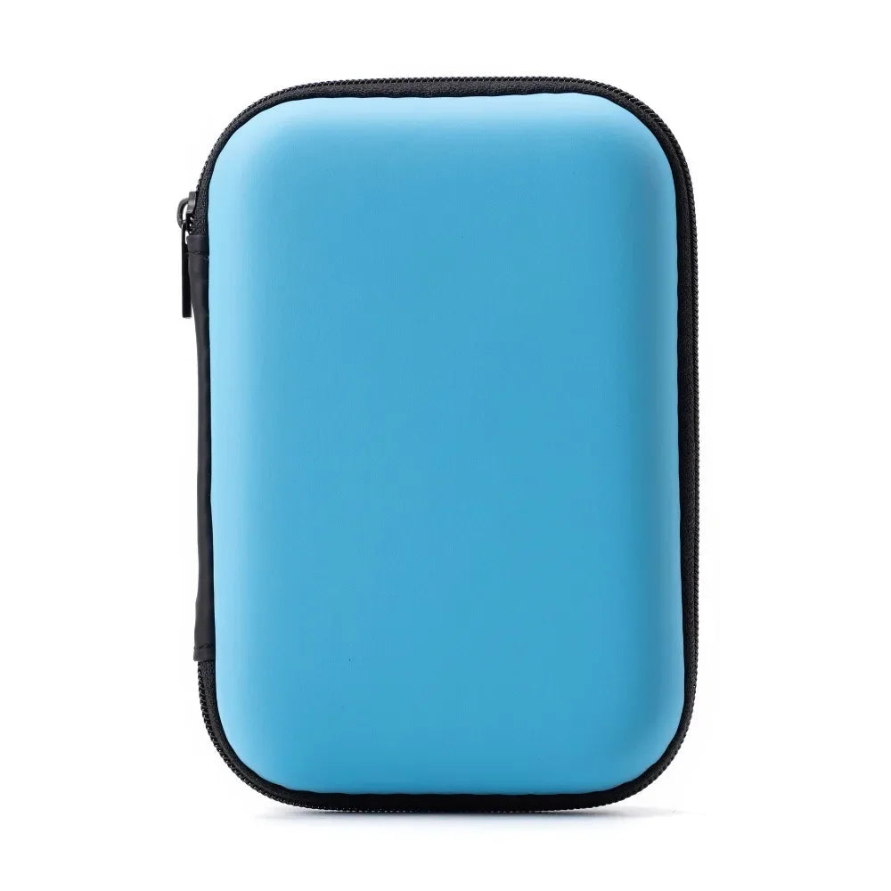 5.5-inch Portable EVA Game Console Storage Bag – Multi-Color Protective Case for GB300, FC, RG35XX Handhelds
