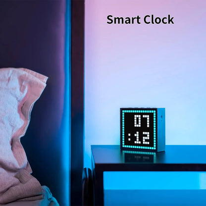 Divoom Timebox Evo Bluetooth Speakers – Wireless with Clock, Alarm, Programmable LED Display for Pixel Art Creation, Unique Gift