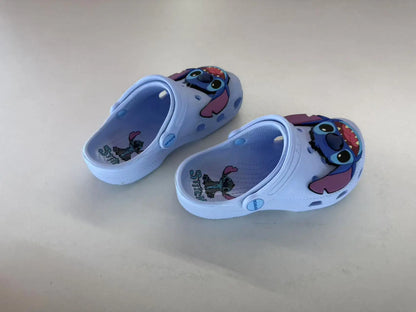 New Disney Lilo & Stitch Cartoon Beach Shoes – Non-Slip Breathable Casual Footwear for Boys, Girls & Adults