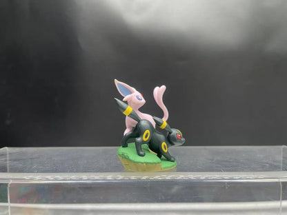 Pokemon Anime Umbreon & Espeon Figures — Cute Desktop Decorative Ornament for Kids, Fans, and Birthday Gifts