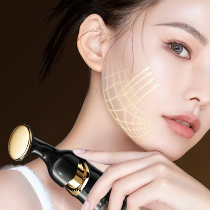 Microcurrent Face & Neck Lifting Device - Eye Massage, Skin Rejuvenation & Anti-Aging Beauty Massager