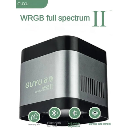 New Aquarium LED Water Grass Lamp – WRGB Full Spectrum, 8500K Algae Downlight for Native Stream Fish Tanks, 25/35/65W