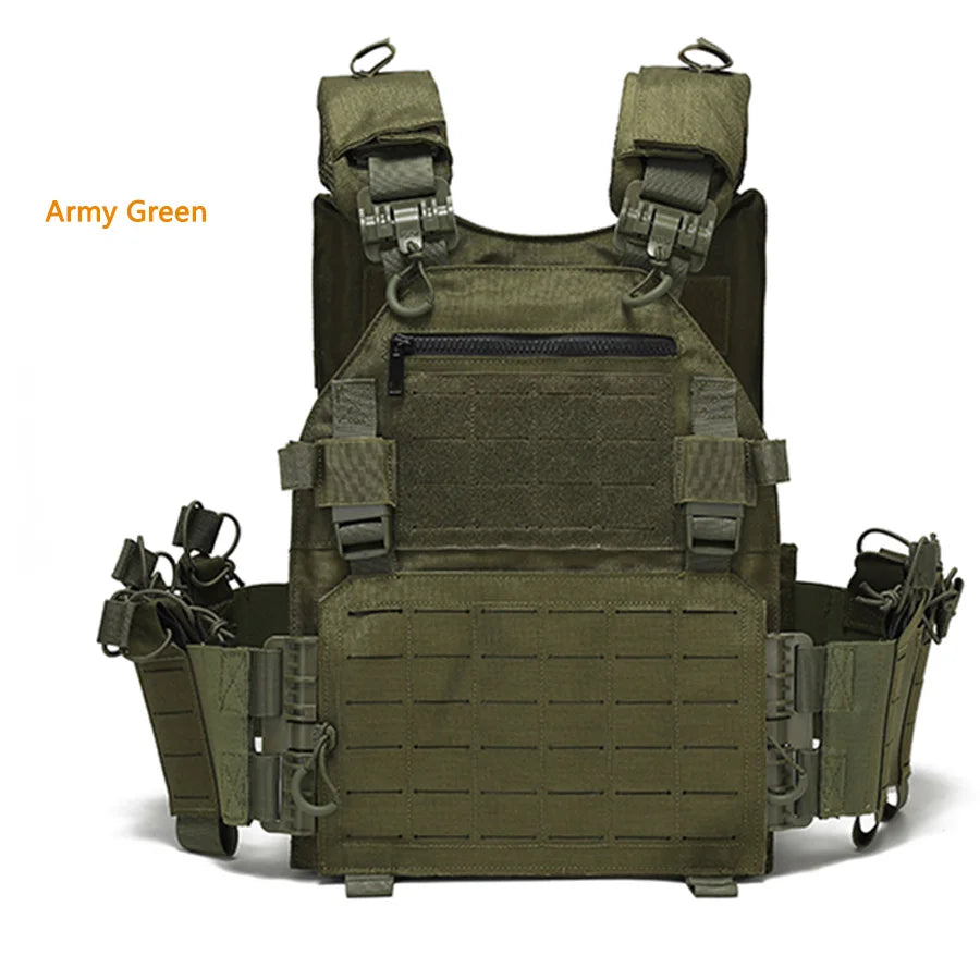 Outdoor Training Vest – Multi-Functional Waterproof MOLLE Expansion Quick-Release Wear-Resistant Tactical Vest