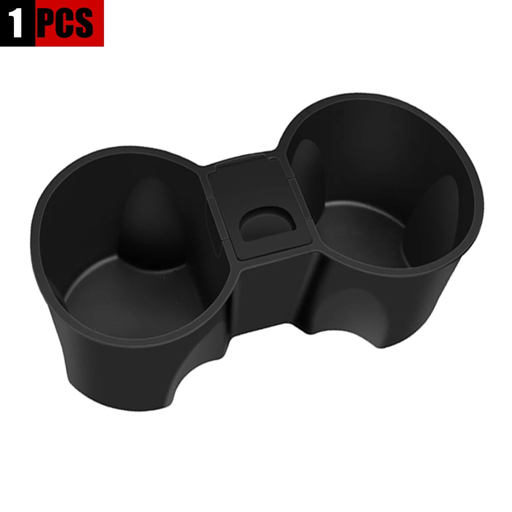 YZ Storage Box for Tesla Model 3 & Model Y – Center Armrest Hidden Box & Cup Holder Organizer, 2023-2022 Car Accessories