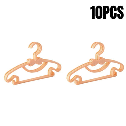 5-50PCS Baby Plastic Hangers – Kids Clothes Storage Rack for Nursery, Toddlers & Infants, Portable Home Use