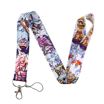 Zoro Anime Lanyard – Pirate Card Holder Neck Strap for Keys, ID, Phone, Badge, Cosplay Accessories & Gifts