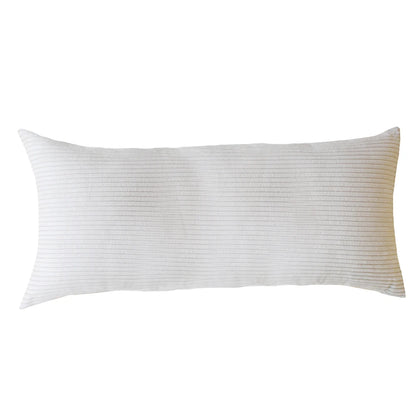 Striped Corduroy Body Pillow Cover - Plush Long Cushion Case for 50x70/50x100/50x120CM Bedding & Home Comfort