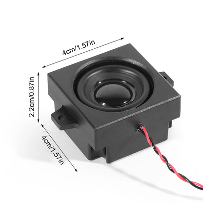 RC Diesel Engine Sound Simulator Module - 5W 8Ω Speaker with Realistic Variable Frequency Sound for RC Trucks, Excavators & Cars
