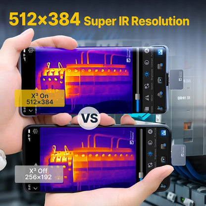 P2PRO Macro Thermal Imager – 600℃ Infrared Camera 256x192 for Android & iPhone