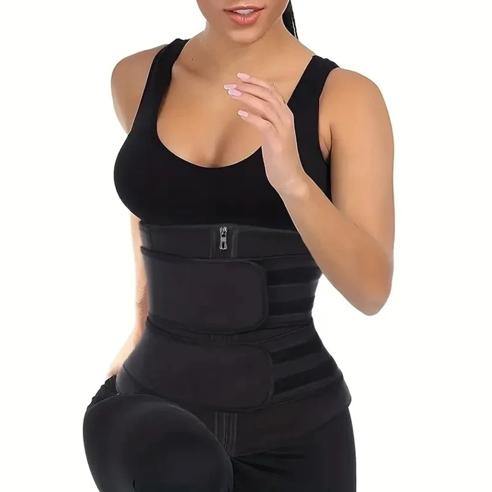 Waist Trainer Fitness Belt - Sweat Trimmer Body Shaper for Workout Support, Waist Shaping & Everyday Shapewear