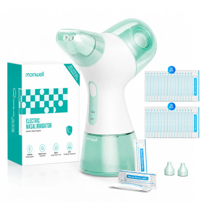 Nasal Irrigation System – Sinus Rinse Machine with Water and Waste Collection Tanks for Nasal Cleansing