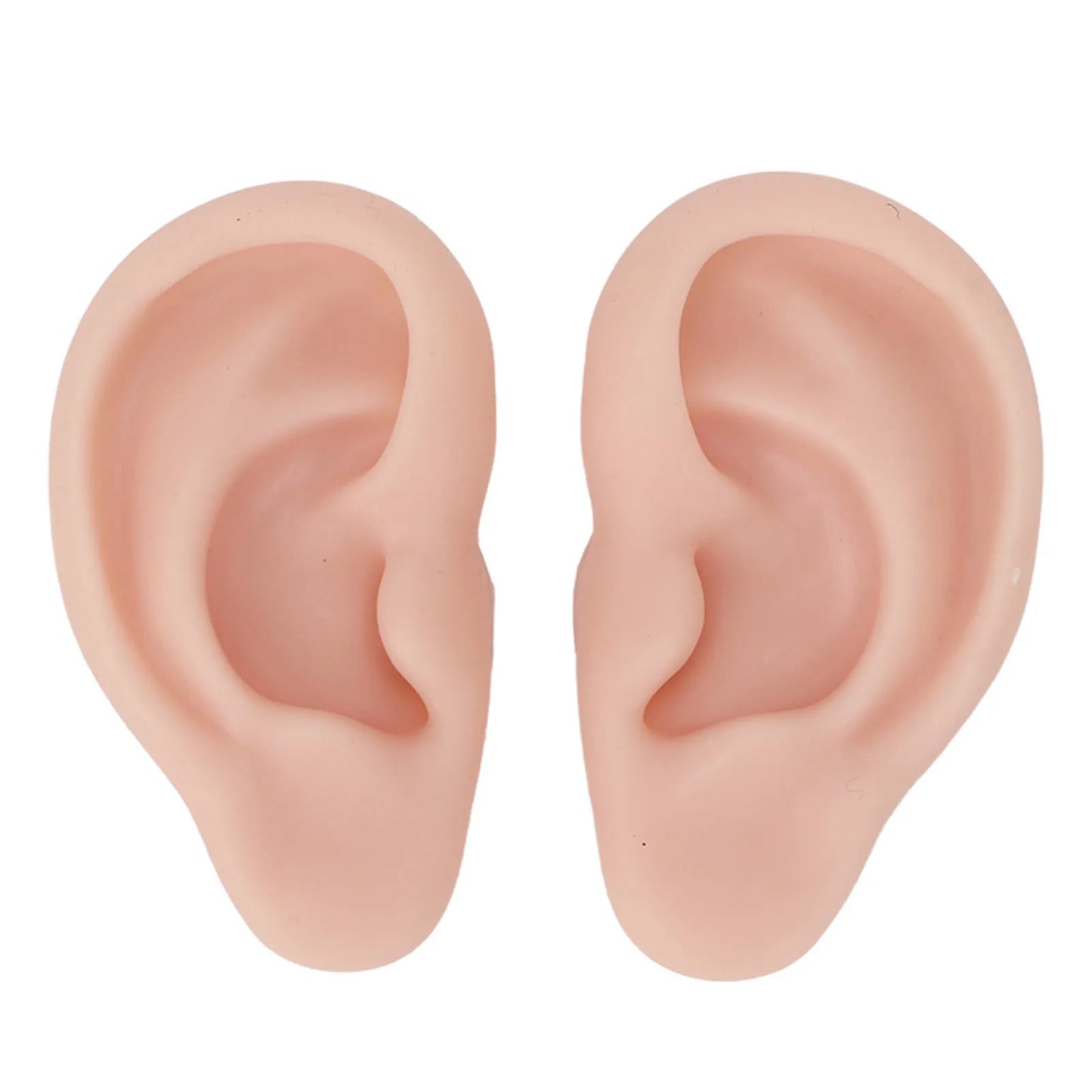 Soft Silicone Ear Model – Flexible Piercing Practice & Earring Display Training Mannequin for Jewelry Showcase & Ear Piercing Practice