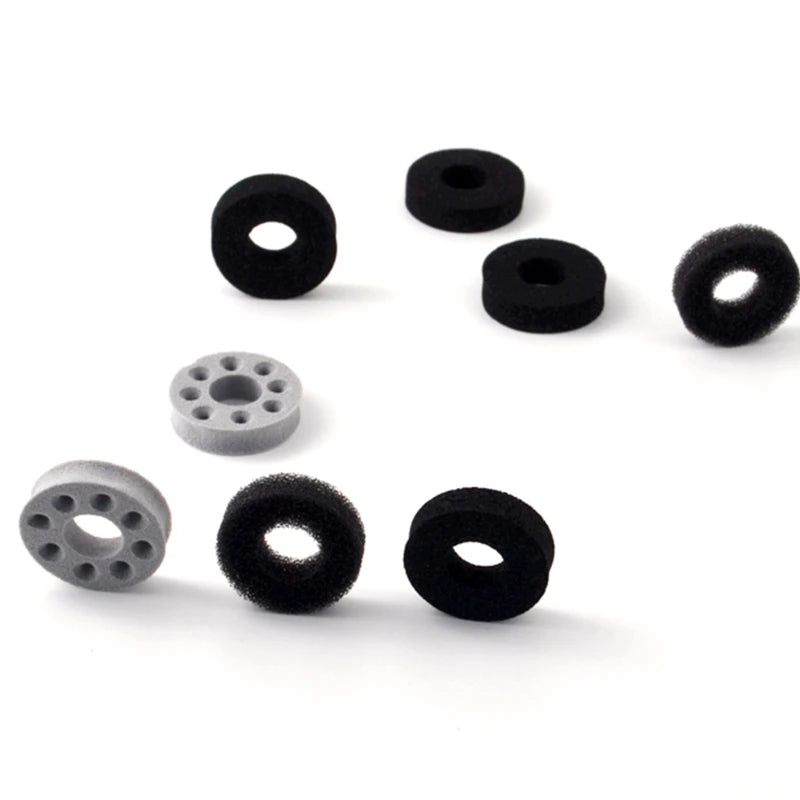 4 Pair/Set Precision Ring Sponge Sleeves - Shock Absorber Positioning for PS4, PS5, Xbox One, Switch Controllers