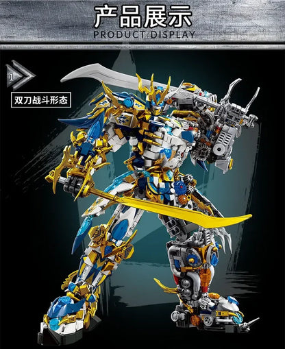 Mech WUKONG Monkey King Building Block Toy Set – ZHAOYUN Robot Hero DIY Bricks for Kids & Boys Gifts