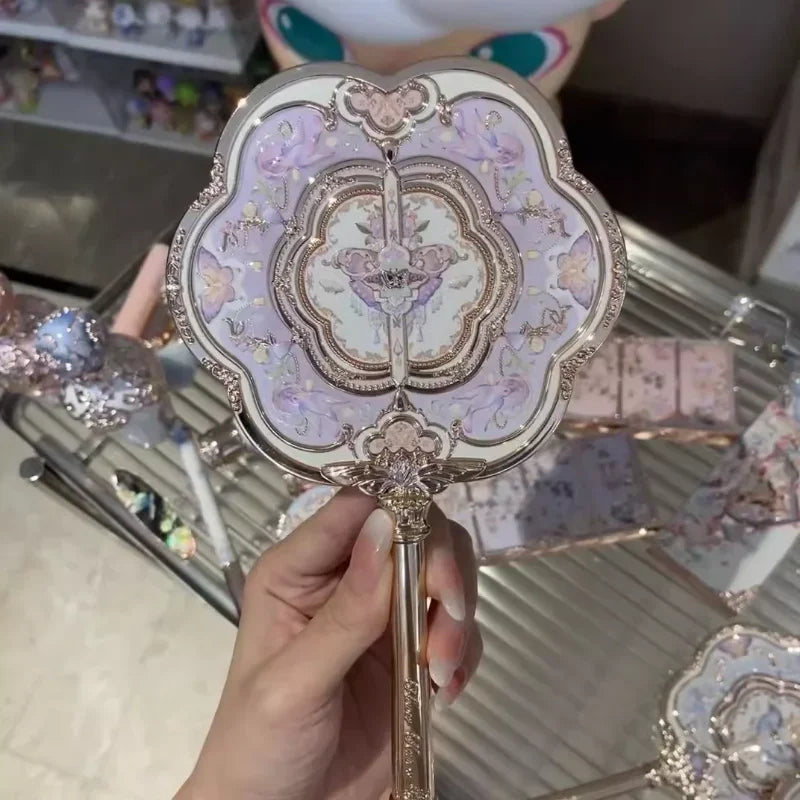 Flower Knows Butterfly Cloud Collar Makeup Mirror – Compact Handheld Mirror