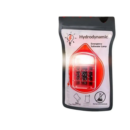 Portable Salt Water Emergency Lamp - 120-Hour Battery-Free Light for Camping, Hiking & Outdoor Survival