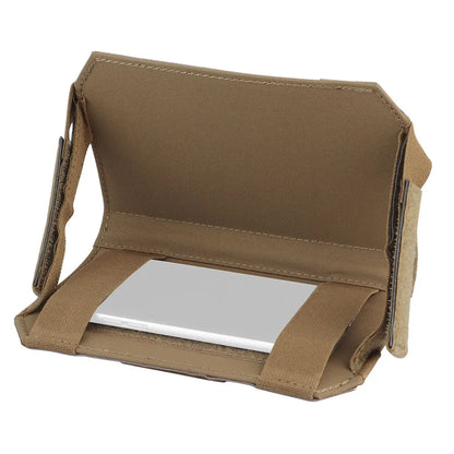 Tactical Admin Phone Pouch MOLLE – Military Hunting Vest Front Panel Map Holder & Utility Carrier Bag for Outdoor Navigation