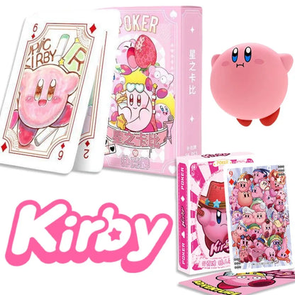 Kirby Poker Playing Cards – Kawaii Anime Board Game Deck for Kids, Party, and Creative Cartoon Gift Set