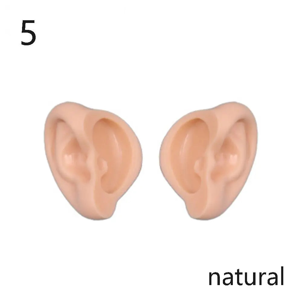 1/6 Doll Elf & Human Plastic Ears – White, Tan, Dark & Super Dark for 30cm Blyth Doll DIY Accessories